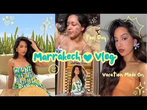 Video Thumbnail: Marrakech Vlog 🩵⭐️ a week in my life