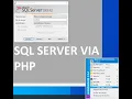 Acces SQL Sever via PHP SQL Server via le web