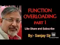 Function overloading Java ISC ICSE CLASS 10 class 11