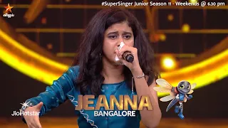 Rahatulla Song by #Jeanna 😍🔥| Super Singer Junior 11 | Episode Promo