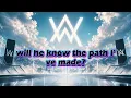 ALAN WALKER Ft AVA MAX - FATE ( Lyrics Video )