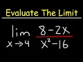 Evaluating Limits by Factoring the GCF With Difference of Squares