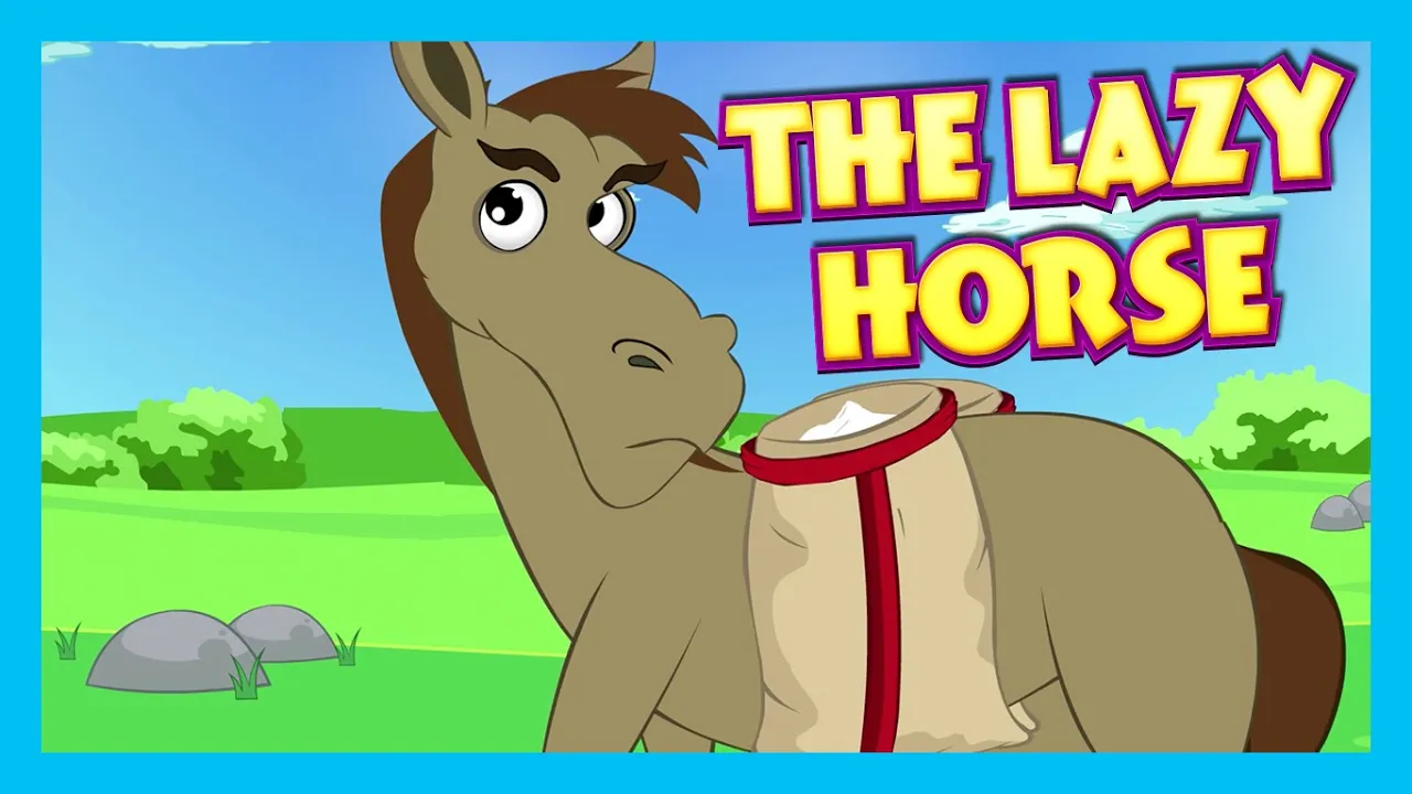 THE LAZY HORSE - Moral Story For Children | T Series Kids Hut | Best Learning Story | English Story