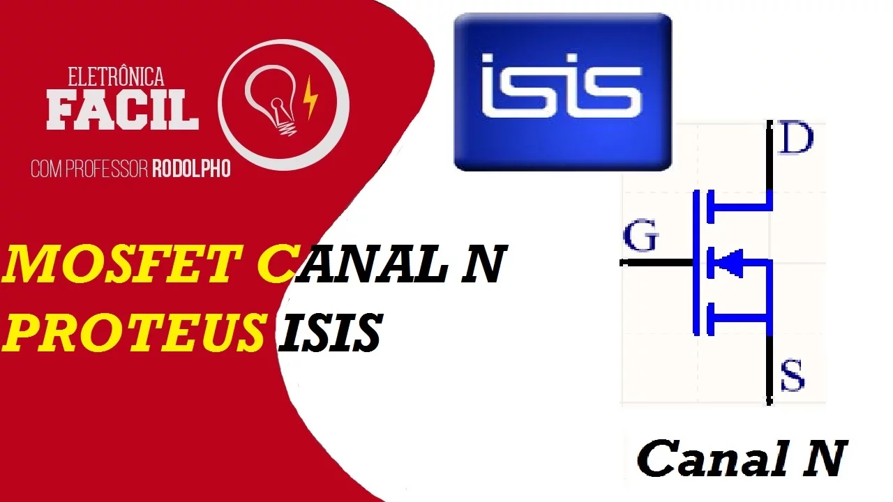 #2.1 Mosfet Canal N - Simulação - Chave eletrônica - Controle de corrente