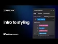 Intro to styling