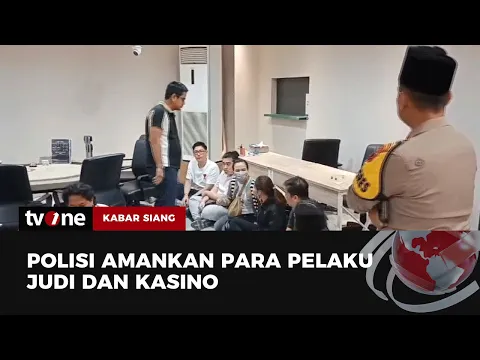 Polisi Gerebek Markas Perjudian Kasino, Belasan Orang Diamankan