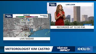 Live Houston radar Isolated storms today hazy weekend ahead