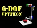 VPython 6 Degree-of-Freedom Simulation