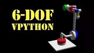 VPython 6 Degree-of-Freedom Simulation
