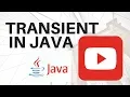 What is transient in java java interview question transient