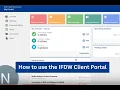How to use IFDW Client Portal first log in and first steps - a quick guide