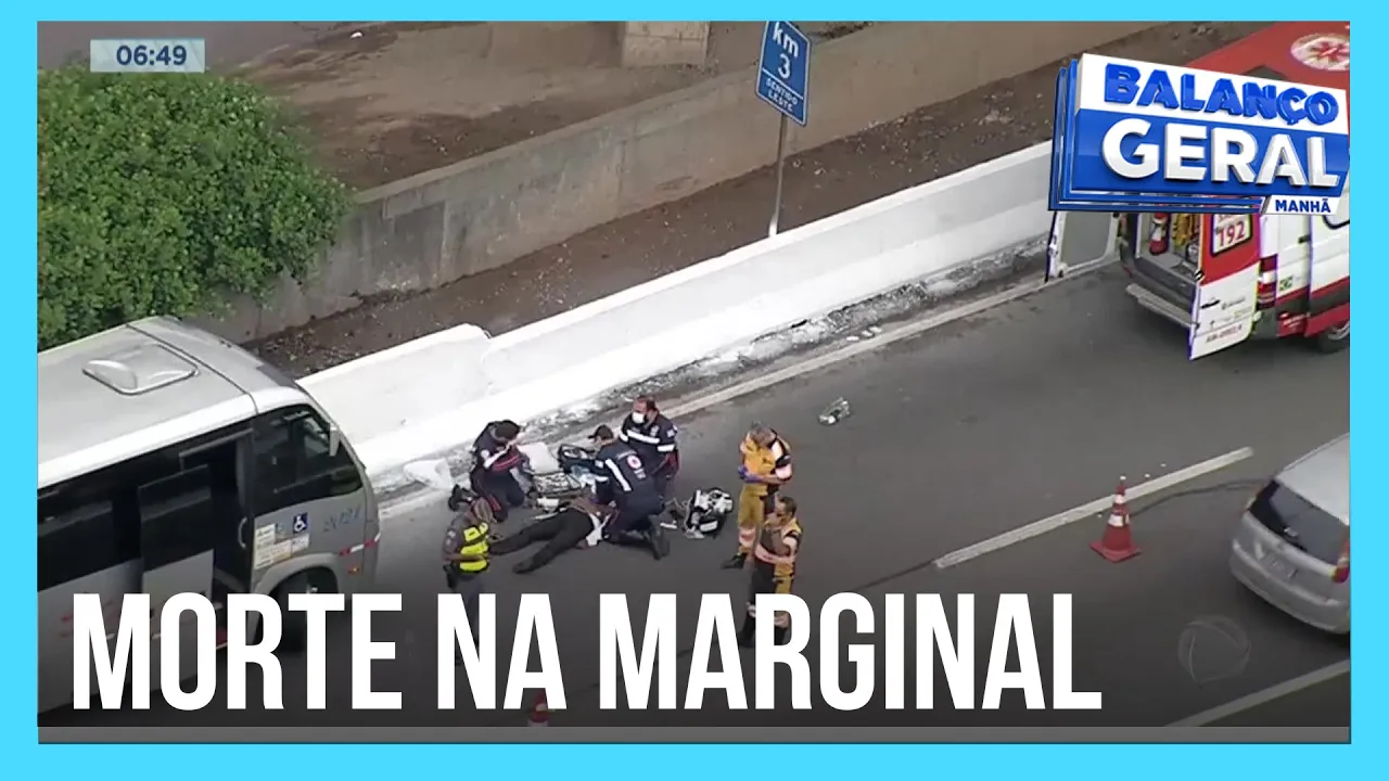 Motorista de ônibus morre após passar mal na Marginal Tietê