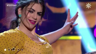 اجمل فتاة اسبانية في اسبانيا تسحر جمهور برقصها فلامنكو غجري دندنها
