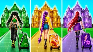 kpop demon hunters room makeover challenge rumi vs mira vs zoey by multi do smile