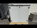 Portable Generator Shed Build in 5 minutes Quiet