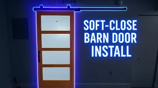 DIY Barn Door Installation Start to Finish Using JELD WEN Kit from Lowe s