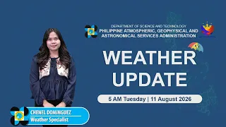 Public Weather Forecast issued at 5 00 AM August 11 2026 - Tuesday