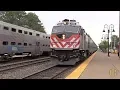 Metra Rush Hour on the Racetrack