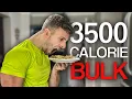SIMPLE FULL DAY OF EATING ON A BULK 3500 CALS