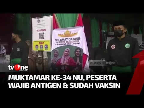 Prokes Ketat Muktamar Ke-34 NU di Bandar Lampung