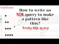 Tricky SQL query Master writing SQL queries Interview Question