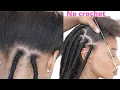 The easiest faux locs tutorial beginners to secure the ends of your faux locs