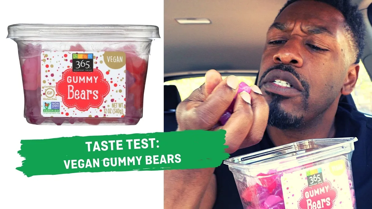 taste test: vegan gummy bears   Chris C-Snacks Clarke for hot for food