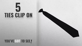 Top 10 Ties Clip On 2018 Black Clip On Tie 3 88
