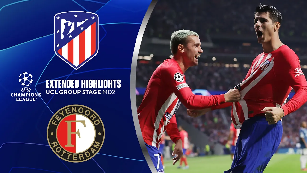 Atlético Madrid vs. Feyenoord: Extended Highlights | UCL Group Stage MD 2 | CBS Sports Golazo