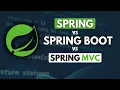 Spring vs Spring Boot vs Spring C Understanding the Differences