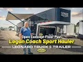 Have your garage and living room in the same area - Open Concept Logan Coach Sport Hauler