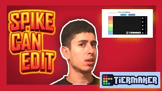 Rating Software Youtubers use TierMaker 2021