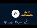 Prisma ORM with SQL integrated in NextJS Tutorial in 5 minutes