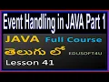 Event Handling in Java - Part 1