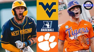 West Virginia vs Clemson INCREDIBLE Regionals Winners Bracket 2025 College Baseball