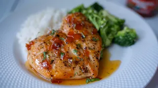 Pollo a la mermelada de frutas con habanero