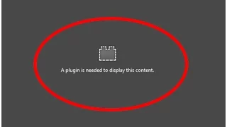 How to fix a plugin is needed to display this content error in firefox