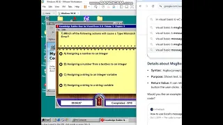Viagrafix Teach Yourself Visual Basic 6 Volume 3 Chapter 3 Quiz