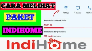 cara melihat paket indihome