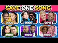 Download Lagu SAVE ONE SONG PER YEAR ⭐️🎵 Most Popular 6 Songs Each Year 2000 - 2025 | Music Quiz 2025