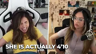 Valkyrae Confronts Pokimane after she exposed her real height