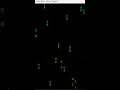 Matrix Rain Effect in Python Pygame Animation Satisfying Coding Visual in 30 Seconds
