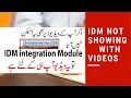 How to Fix IDM Extensions not show Internet download manager Not Showing on Browser