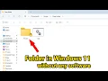 How to lock a folder in windows 11 without software