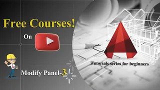 AutoCAD Basics Modify Panel - Episode 3 ARRAY