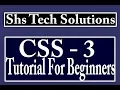 CSS3 Css3 Tutorial Css3 Tutorial For Beginners - 01