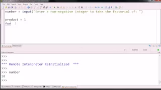 Writing a Simple Factorial Program Python 2