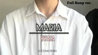 Maria - Hwasa [Full] Cover Li Congwen (李从文) l Deep Voice