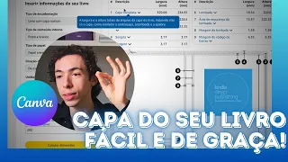 Como fazer capa de livro físico para a Amazon: calculadora de capa KDP direto no Canva - de graça