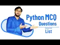 Python MCQ Questions with Answers - List